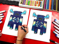  June 15th-19th  09.00am -3.00pm Minecraft Art camp  ( Ages 6+) $360 